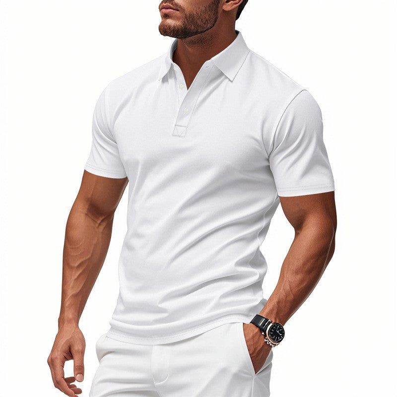 🔥⏰ LIMITIERT: -50% 💥 Herren Kurzarm Polo-Shirt aus schnelltrocknendem Funktionsstoff – Hochwertiges modisches Poloshirt für Büro & Alltag✨