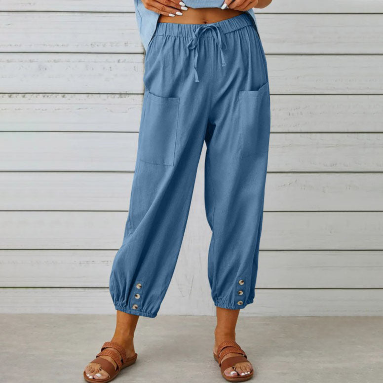 🔥👖Angesagte weite Hose für Damen – super bequem & vielseitig kombinierbar✨ Perfekt für lässige Bürotage oder entspannte Treffen mit Freunden💃 Jetzt die neue Lieblingshose sichern!