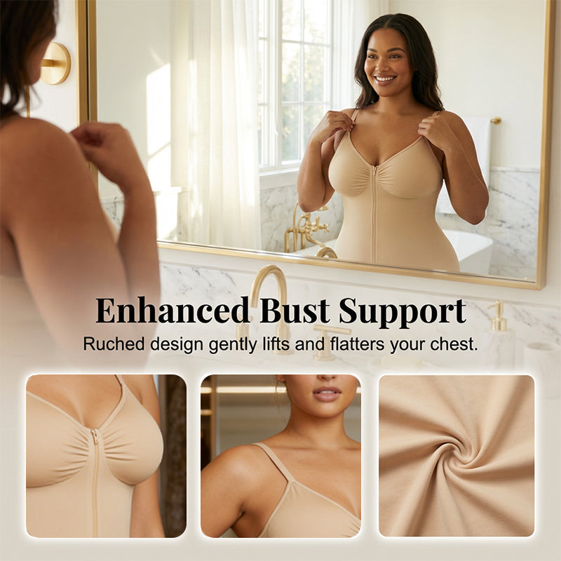 🌺Ganzkörperformer mit Po-Lifting & Nahtdesign – Figurformende Shapewear für eine makellose Silhouette
