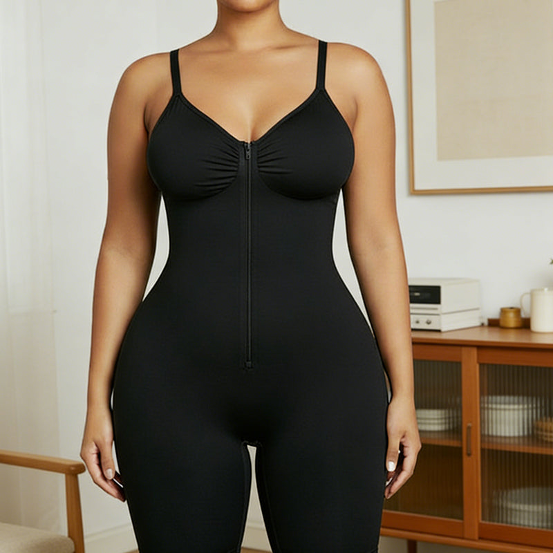 🌺Ganzkörperformer mit Po-Lifting & Nahtdesign – Figurformende Shapewear für eine makellose Silhouette