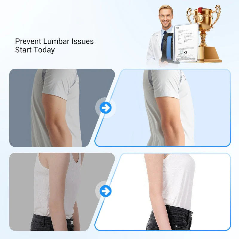 🥳🔥Lendenwirbel-Stretcher mit Magnetfeldtherapie & Akupunkturmassage – 3-in-1 Rückenstütze gegen Verspannungen