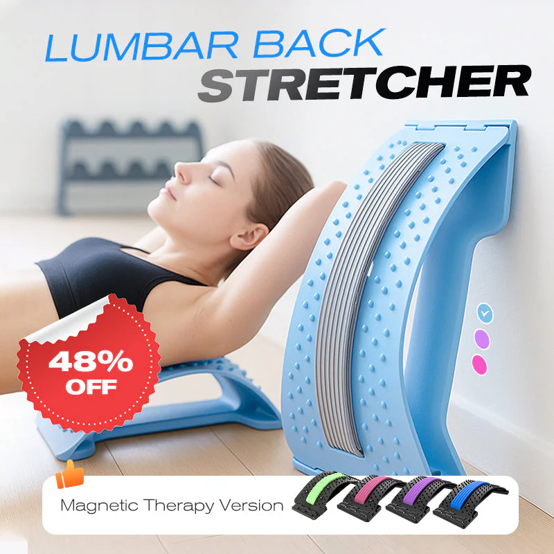 ✨ Nur noch heute 50% Rabatt! 🧘‍♀️ Magnetische Rücken-Stretchgerät | Massagegerät mit mehreren Stufen für Lendenwirbelsäule, Nacken & Schultern, gegen Rückenschmerzen 💆‍♂️