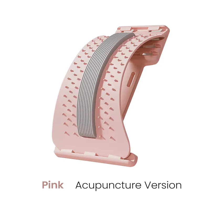 🥳🔥Lendenwirbel-Stretcher mit Magnetfeldtherapie & Akupunkturmassage – 3-in-1 Rückenstütze gegen Verspannungen
