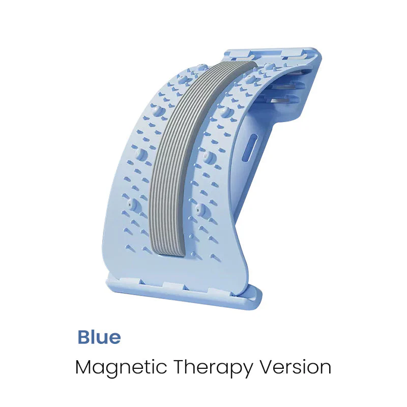 🥳🔥Lendenwirbel-Stretcher mit Magnetfeldtherapie & Akupunkturmassage – 3-in-1 Rückenstütze gegen Verspannungen
