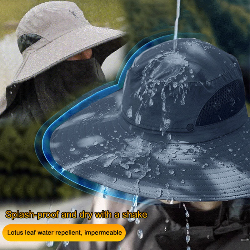 🛡️ 50% RABATT! Outdoor Sonnenhut mit UPF50+ & Gesichtsschutz – Nie mehr Sonnenbrand beim Wandern! 🥾