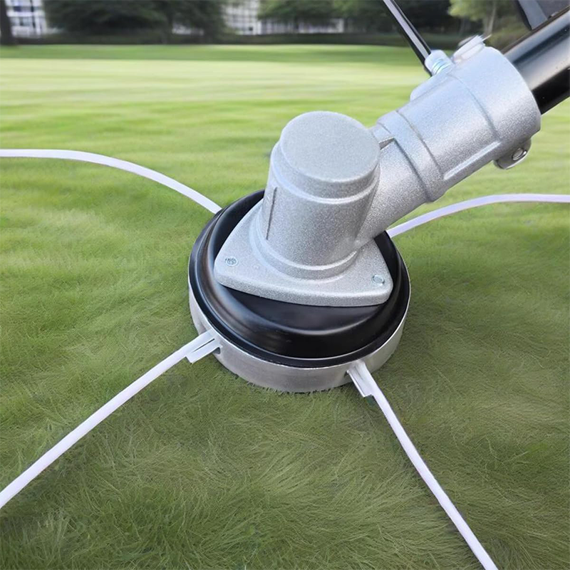 🌿 LIMITIERTER 50% RABATT! Schwerlast 4-Faden Aluminium Trimmerkopf – Universal passend, breite Schnittfläche für schnelle Rasen- und Unkrautpflege