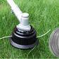 🌿 LIMITIERTER 50% RABATT! Schwerlast 4-Faden Aluminium Trimmerkopf – Universal passend, breite Schnittfläche für schnelle Rasen- und Unkrautpflege