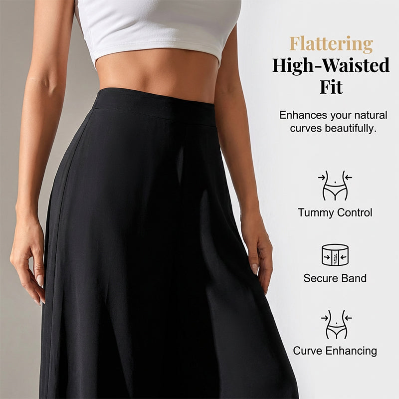 💃 50 % RABATT FÜR BEGRENZTE ZEIT! 👖 Damen Chiffon Weitbeinhose – Fließender Stoff, figurfreundlicher Schnitt, elegant für jeden Anlass 🖤