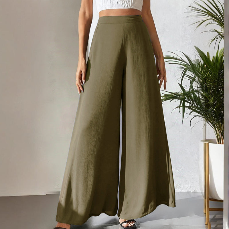 💃 50 % RABATT FÜR BEGRENZTE ZEIT! 👖 Damen Chiffon Weitbeinhose – Fließender Stoff, figurfreundlicher Schnitt, elegant für jeden Anlass 🖤