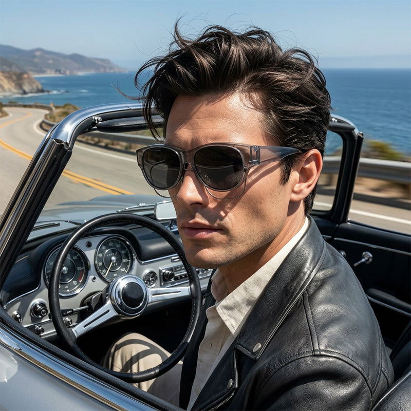 🔥Heißer Verkauf 50% Rabatt🔥😎Modische Damen Polarisations-Sonnenbrille mit Schlangenmuster-Gestell – UV-Schutz für Stadt, Autofahrt & Urlaub🕶️✨