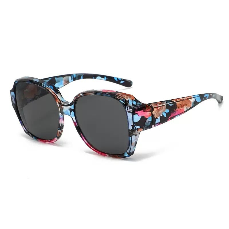 🔥Heißer Verkauf 50% Rabatt🔥😎Modische Damen Polarisations-Sonnenbrille mit Schlangenmuster-Gestell – UV-Schutz für Stadt, Autofahrt & Urlaub🕶️✨