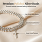 🌷💝 49% RABATT! Elegantes Doppeltes Gebetsperlenarmband mit Kreuz – Stilvoll & voller Glauben!