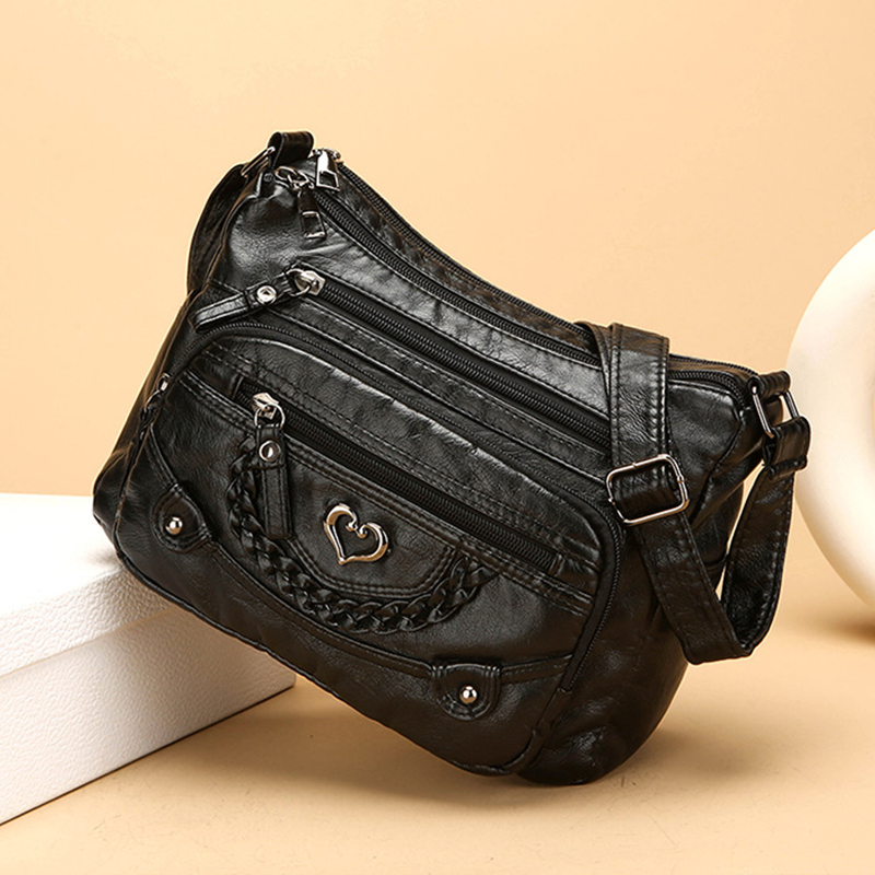 👜 50% RABATT! Damen Crossbody-Tasche aus weichem PU-Leder – Praktisch & Stilvoll für Alltag & Reisen!