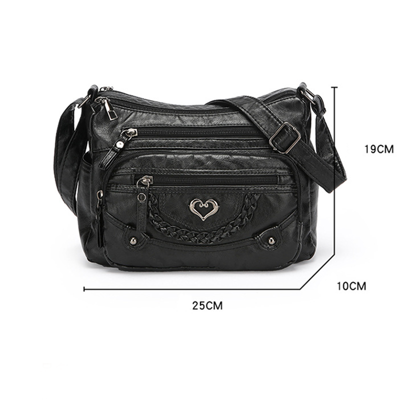 👜 50% RABATT! Damen Crossbody-Tasche aus weichem PU-Leder – Praktisch & Stilvoll für Alltag & Reisen!
