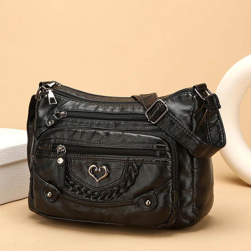 👜 50% RABATT! Damen Crossbody-Tasche aus weichem PU-Leder – Praktisch & Stilvoll für Alltag & Reisen!
