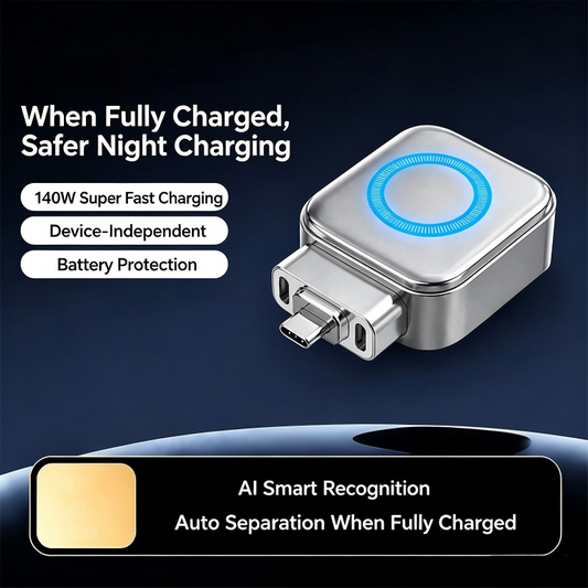 😫 Machst du dir Sorgen um die Lebensdauer des Akkus, wenn du ihn über Nacht auflädst? 🔋 Dieser Adapter schaltet sich automatisch ab, sobald der Akku voll ist – sicher und clever! ⚡