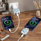 😫 Machst du dir Sorgen um die Lebensdauer des Akkus, wenn du ihn über Nacht auflädst? 🔋 Dieser Adapter schaltet sich automatisch ab, sobald der Akku voll ist – sicher und clever! ⚡