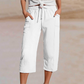 ✨ Leichte Damen-Capri mit Falten & verstellbarem Bund – Premium-Qualität für den Alltag!