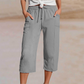 ✨ Leichte Damen-Capri mit Falten & verstellbarem Bund – Premium-Qualität für den Alltag!