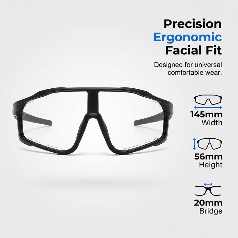 📢📢50% RABATT!! ⏰Photochrome Fahrradbrille mit UV400-Schutz