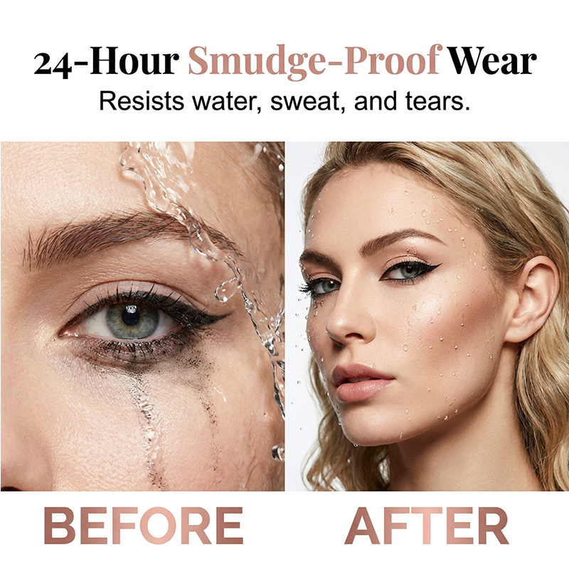 ✨ Präziser flüssiger Eyeliner ✨ 24h langanhaltender wischfester Liquid Liner mit Micro-Spitze für feine Linien
