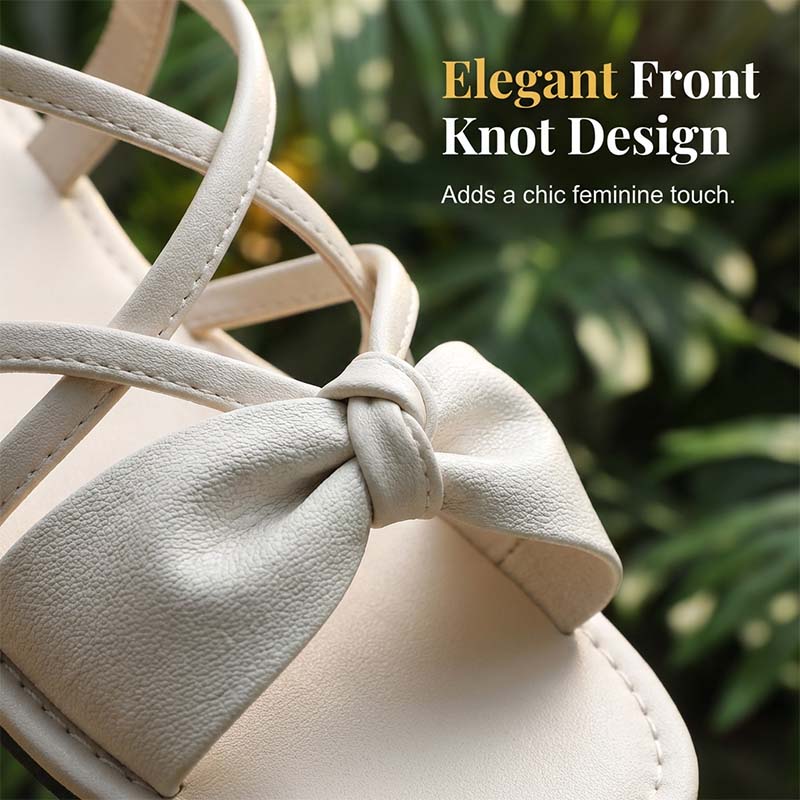 Women's Criss-Cross Strap Flat Sandals