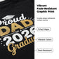 "Stolzer Vater eines Absolventen des Jahrgangs 2026" T-Shirt