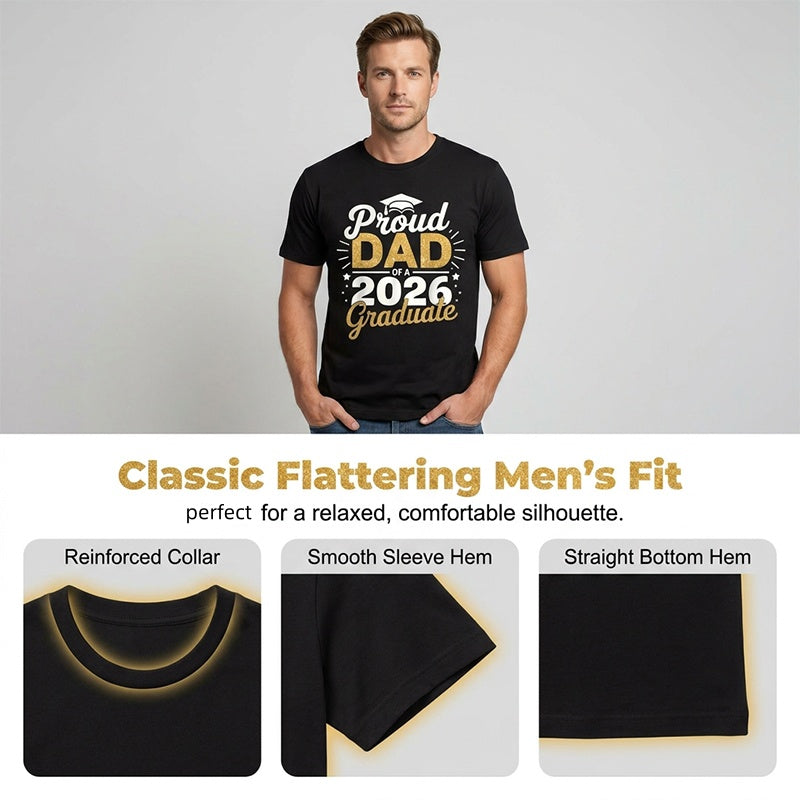 "Stolzer Vater eines Absolventen des Jahrgangs 2026" T-Shirt