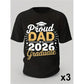"Stolzer Vater eines Absolventen des Jahrgangs 2026" T-Shirt