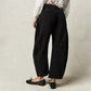 Damen Retro-Jeans mit mittlerem Bund und geschwungenen Weitbeinen