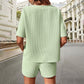 Women's Casual Waffle 2 Piece Set
