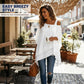 Damenbluse mit asymmetrischem Schnitt, lässig und locker geschnitten