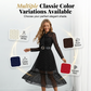 Elegantes Midikleid mit Polka-Dots und Schleifenkragen