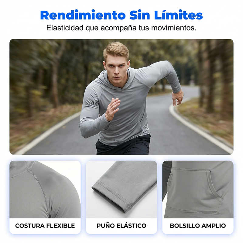 ☀️ Herren Sonnenschutz-Hoodie mit UPF 50+ – Atmungsaktiv, Schnelltrocknend & mit integrierter Gesichtsmaske!