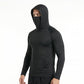 ☀️ Herren Sonnenschutz-Hoodie mit UPF 50+ – Atmungsaktiv, Schnelltrocknend & mit integrierter Gesichtsmaske!
