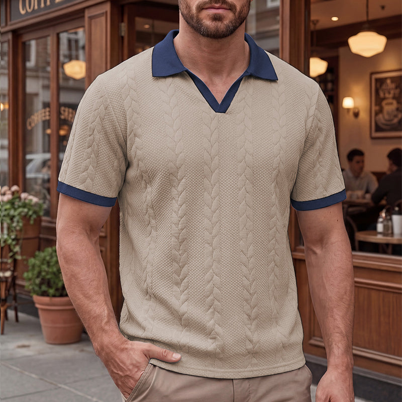 👕 50% RABATT! 🔥 Herren Strick-Polo-Shirt – Klassisch, Bequem & Dein Neuer Alltagsliebling 🏙️