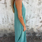 💚 50% RABATT! Lässiger Damen-Jumpsuit aus Baumwoll-Leinen-Mix – Mit Taschen & verstellbaren Trägern, der perfekte Sommer-Begleiter ☀️