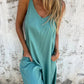 💚 50% RABATT! Lässiger Damen-Jumpsuit aus Baumwoll-Leinen-Mix – Mit Taschen & verstellbaren Trägern, der perfekte Sommer-Begleiter ☀️