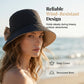 👒 Damen Sonnenhut mit breiter Krempe & Schleife – Faltbarer UV-Schutz Hut für Strand & Urlaub🎀