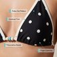 👙 Retro Bikini-Set mit Polka Dots & Boy-Shorts – Halter-Top mit Stretch für Strand & Pool 🌊