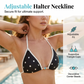 👙 Retro Bikini-Set mit Polka Dots & Boy-Shorts – Halter-Top mit Stretch für Strand & Pool 🌊