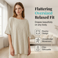 🌺👕 50% RABATT! Lockeres Damen-Oberteil mit U-Boot-Ausschnitt – Einfarbig, leicht & perfekt für Sommer & Alltag!
