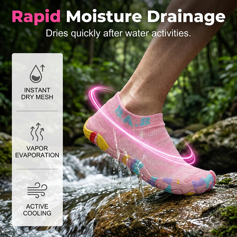 ⚡ 50% RABATT! Leichte Barefoot Wasserschuhe – Rutschfest, schnell trocknend & für Fitness & Strand!