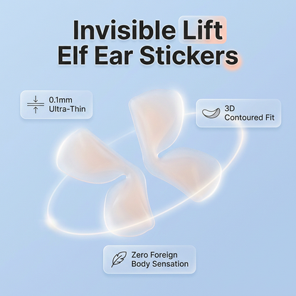 🧚 Elf-Ohr Sticker für sofortigen Lifting-Effekt – 0,1mm dünn & 3D Konturpassform!