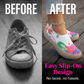 🏃‍♀️💨 50% RABATT! Damen Slip-On Wanderschuhe – Leicht, atmungsaktiv & farbenfrohes Design!