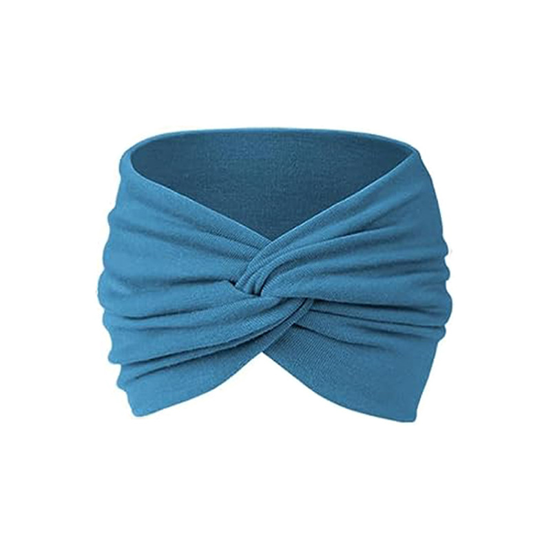 🧘 Boho Sport-Stirnband für Damen – Breites elastisches Haarband für Yoga, Laufen & Alltag!