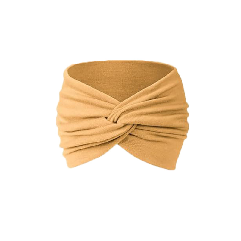 🧘 Boho Sport-Stirnband für Damen – Breites elastisches Haarband für Yoga, Laufen & Alltag!