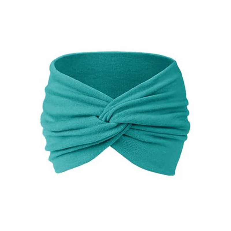 🧘 Boho Sport-Stirnband für Damen – Breites elastisches Haarband für Yoga, Laufen & Alltag!