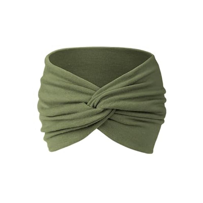 🧘 Boho Sport-Stirnband für Damen – Breites elastisches Haarband für Yoga, Laufen & Alltag!