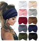 🧘 Boho Sport-Stirnband für Damen – Breites elastisches Haarband für Yoga, Laufen & Alltag!
